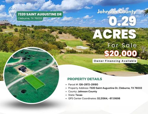 7320 Saint Augustines Dr, Cleburne, TX, 76033-8820 | Card Image