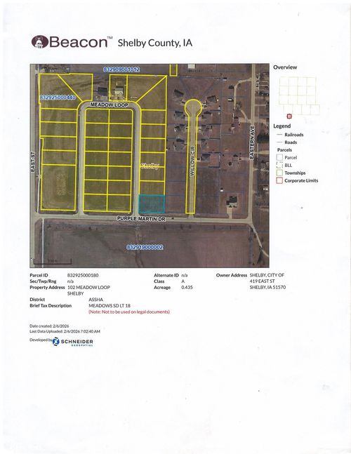Lot 18 102 Meadow Loop, Shelby, IA, 51570 | Card Image