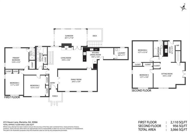 415 Haven Ln, House other with 5 bedrooms, 3 bathrooms and null parking in Marietta GA | Image 47