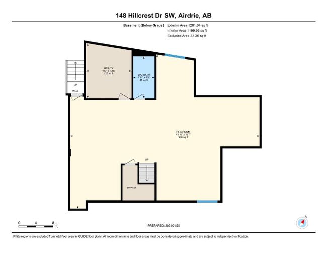 148 Hillcrest Drive Sw, Home with 4 bedrooms, 4 bathrooms and 6 parking in Airdrie AB | Image 39