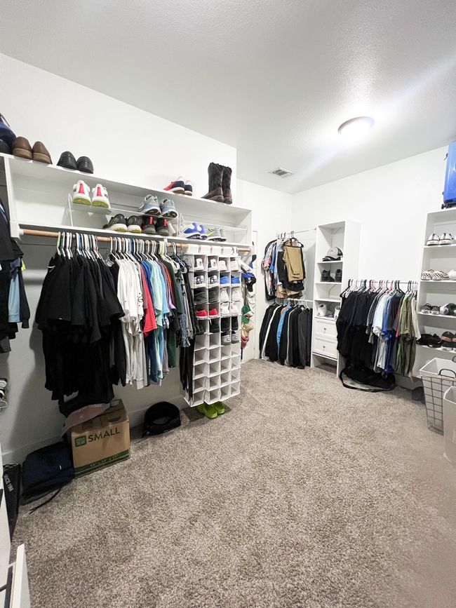 Spacious closet featuring carpet | Image 21