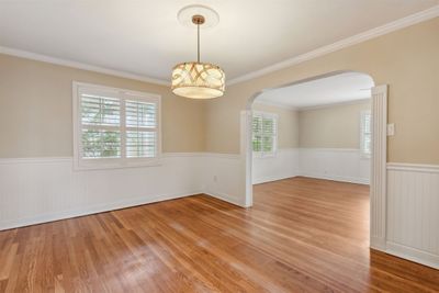 Formal Dining Room, Wainscoting, Original Hardwood Floors | Image 3