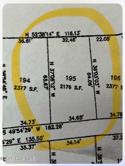 Lot 195 Shell Street, North Topsail Beach, NC, 28460 | Card Image