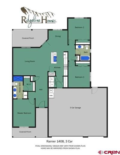 Lot 3 Kestrel Loop, House other with 3 bedrooms, 1 bathrooms and null parking in Montrose CO | Image 2