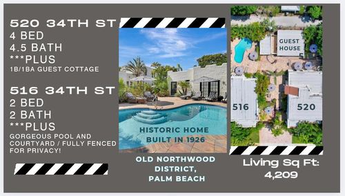 516-520 34th St, West Palm Beach, FL, 33407-4824 | Card Image