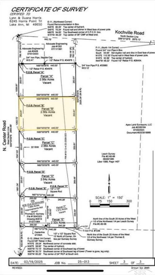 Parcel B 2.56 Acres N Center Road, Kochville Township, MI, 48604 | Card Image