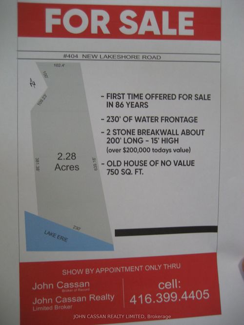 404 New Lakeshore Rd, Port Dover, ON, N0A1N3 | Card Image