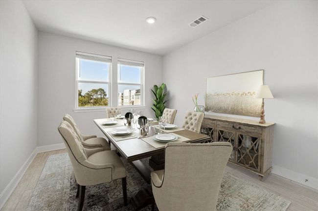 Virtually Staged. Enclosed formal dining room. It could also be used as a home office. | Image 7