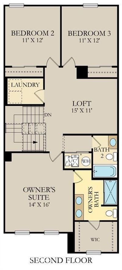 1764 Trinity Lane, Townhouse with 3 bedrooms, 2 bathrooms and null parking in Westfield IN | Image 3