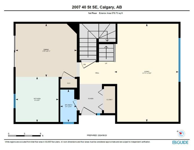 2007 40 St Se, Home with 3 bedrooms, 1 bathrooms and 2 parking in Calgary AB | Image 22