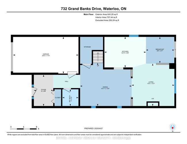 732 Grand Banks Dr, House other with 3 bedrooms, 4 bathrooms and 1 parking in Waterloo ON | Image 48