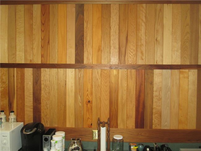 Lounge room with a sample of every type of wood in PA | Image 18
