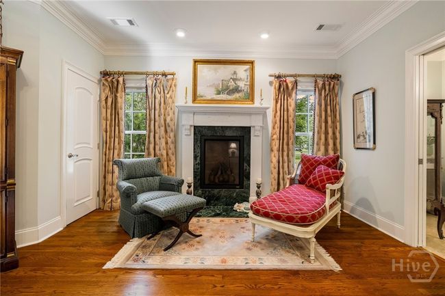 Gas fireplace in primary bedroom | Image 28