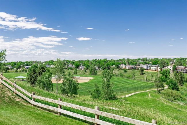 Looking down towards the baseball fields at Northridge Park from the backyard. | Image 32