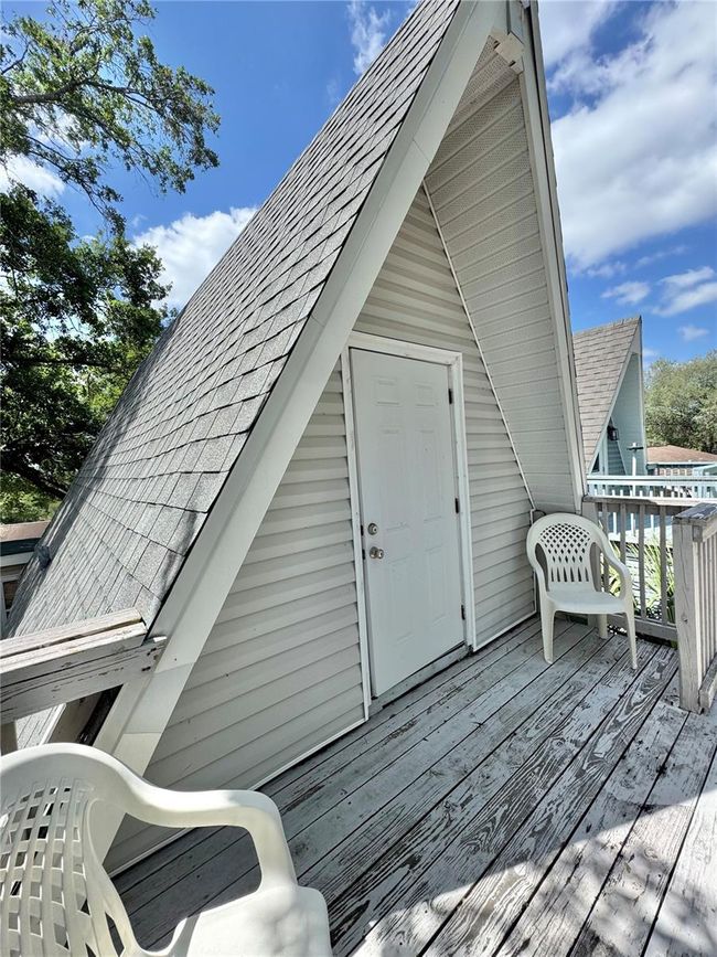 Rear balcony porch of Vacation Village Hilltop #63 | Image 48