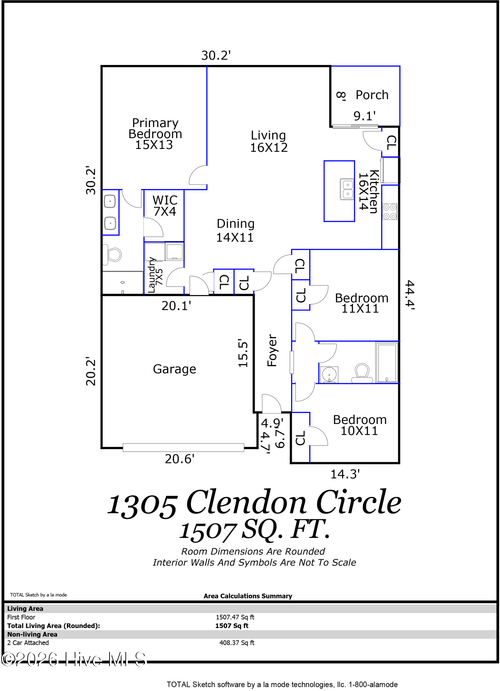 1305 Clendon Cir, Leland, NC, 28451-2070 | Card Image