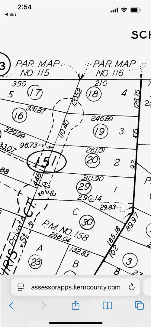 116 Parcel Map, Bodfish, CA, 93205 | Card Image