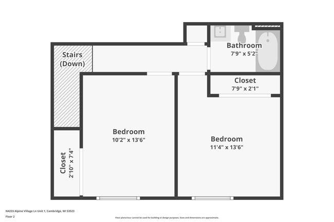 UNIT-1 - N4233 Alpine Village Ln, Condo with 3 bedrooms, 2 bathrooms and null parking in CAMBRIDGE WI | Image 49