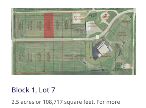 Lot 7, Block 1 Greenwood Street W, Thief River Falls, MN, 56701 | Card Image