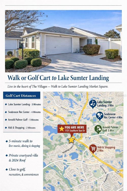 1131 Southern Sun Dr, THE VILLAGES, FL, 32162-1741 | Card Image