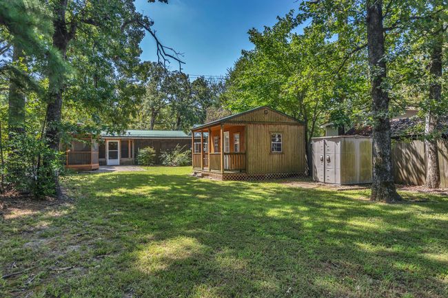 View of grassy yard with outbuilding and gazebo | Image 32