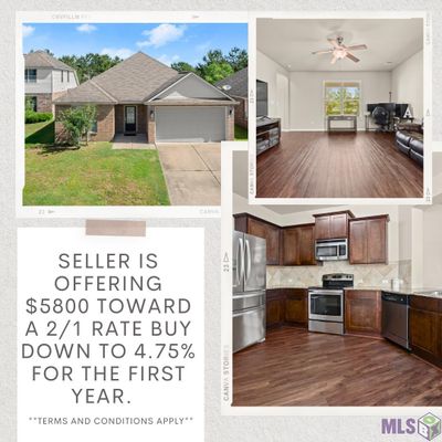 10589 Dodger Dr, House other with 4 bedrooms, 2 bathrooms and null parking in Denham Springs LA | Image 1