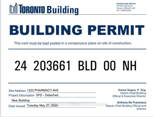 1223A Pharmacy Ave, Toronto, ON, M1R2H8 | Card Image