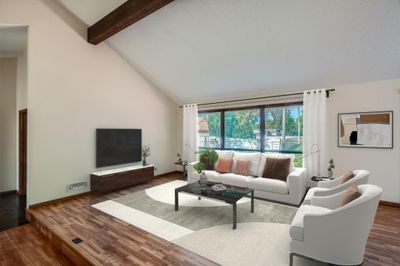 Spacious open livingroom. (Virtual staging photo) | Image 3