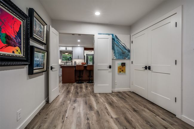 Foyer entrance with recessed lighting and wood finished floors | Image 30
