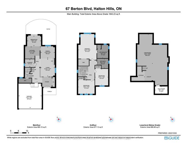 67 Berton Blvd, House other with 3 bedrooms, 3 bathrooms and 2 parking in Georgetown ON | Image 17