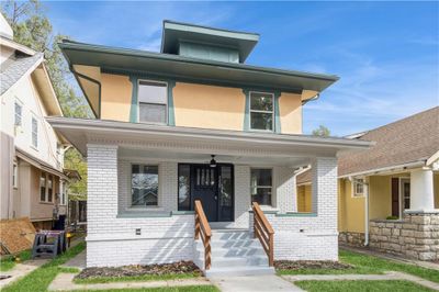 View of front of home with covered porch | Image 1