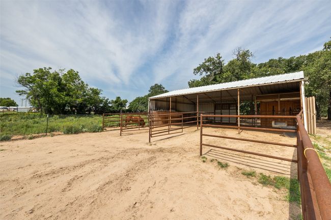 View of stable featuring a rural view | Image 34