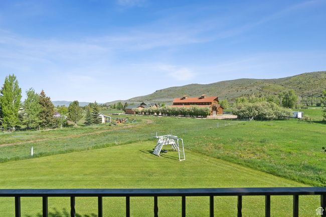 View of yard with a mountain view, a view of rural / pastoral area, and an area for soccer | Image 42