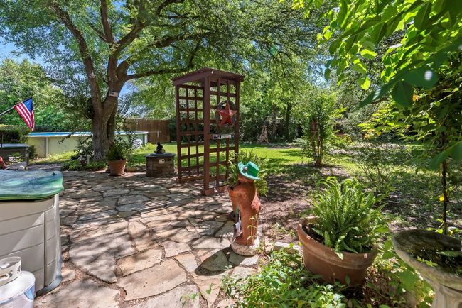 View of patio featuring fence | Image 33