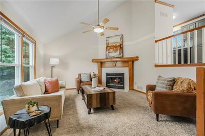 Vaulted Living Room is Bright & Open | Image 2