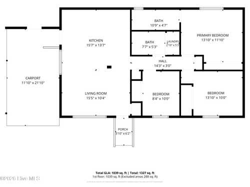 1321 Hunters Road, New Bern, NC, 28562 | Card Image