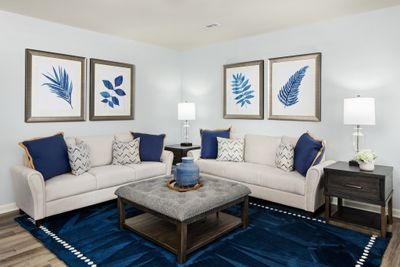 Your living room is ready for your design creativity- plenty of space to create a comfortable retreat. | Image 3