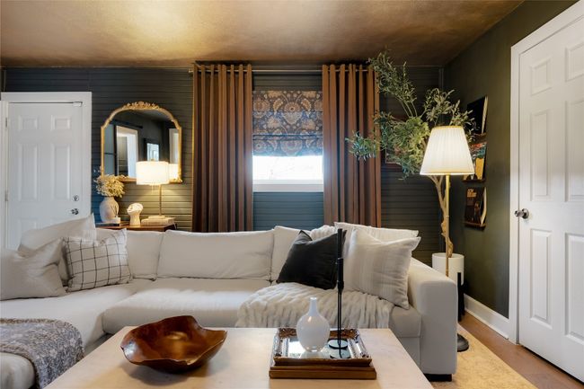 Living room with hardwood / wood-style flooring | Image 19