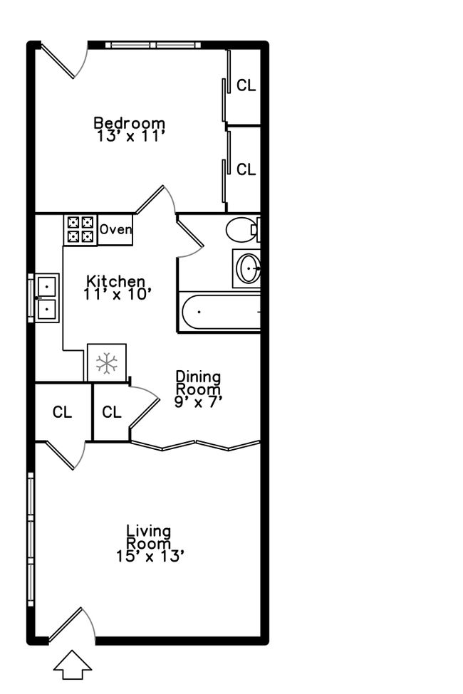APT-1 - 14 King Arthur Ct, Condo with 1 bedrooms, 1 bathrooms and 1 parking in Northlake IL | Image 15