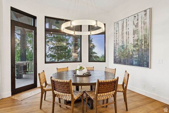 Dining space featuring light wood finished floors | Image 31