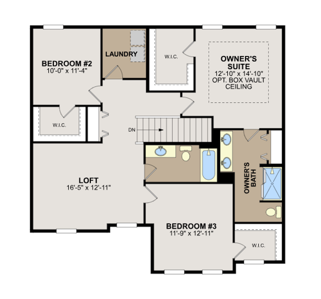 Augustine Second Floor Floorplan | Image 4