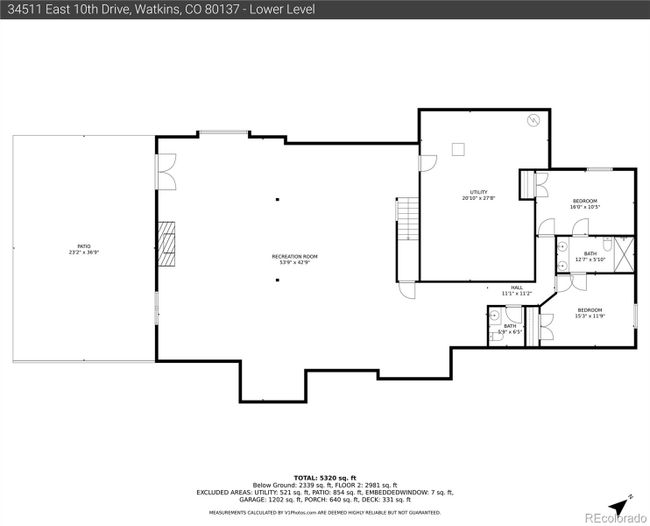 34511 E 10 Th Dr, House other with 5 bedrooms, 5 bathrooms and 5 parking in Watkins CO | Image 35