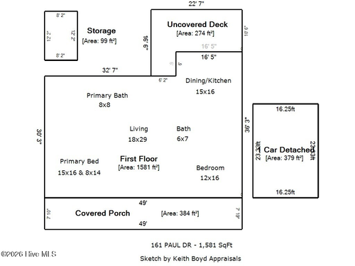 161 Paul Dr, Trenton, NC, 28585-7429 | Card Image