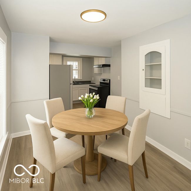Virtually staged dining room | Image 10