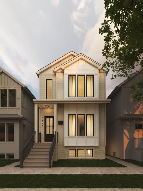 3443 N Oakley Ave, Chicago, IL, 60618-6009 | Card Image