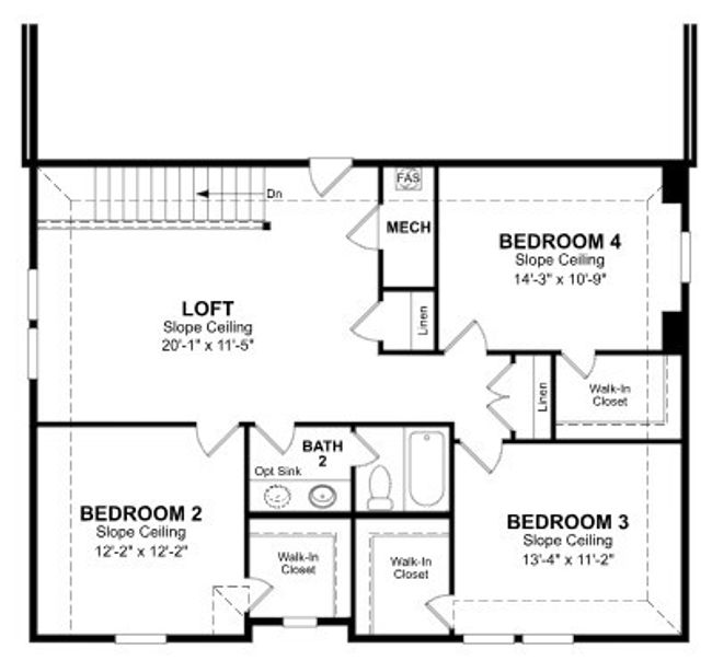 Beazer Homes Whitewing Trails Rainier floorplan. | Image 15
