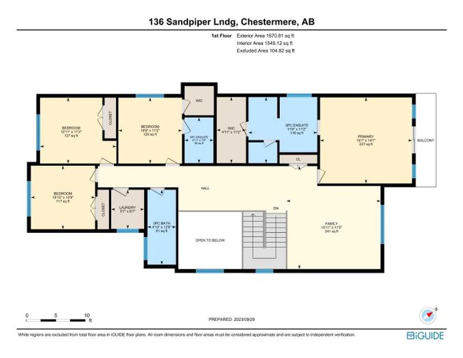 136 Sandpiper Landing, Home with 5 bedrooms, 4 bathrooms and 4 parking in Chestermere AB | Image 45