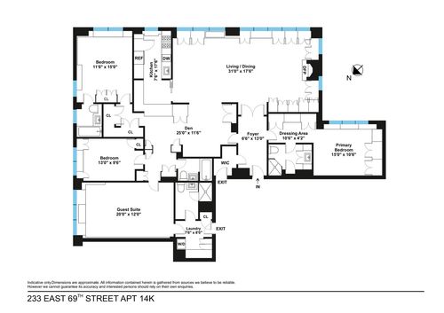 14k-233 E 69th St, New York, NY, 10021-5443 | Card Image