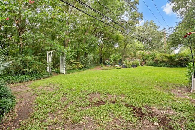 Pool sized yard in addition to the lush landscape behind. | Image 36