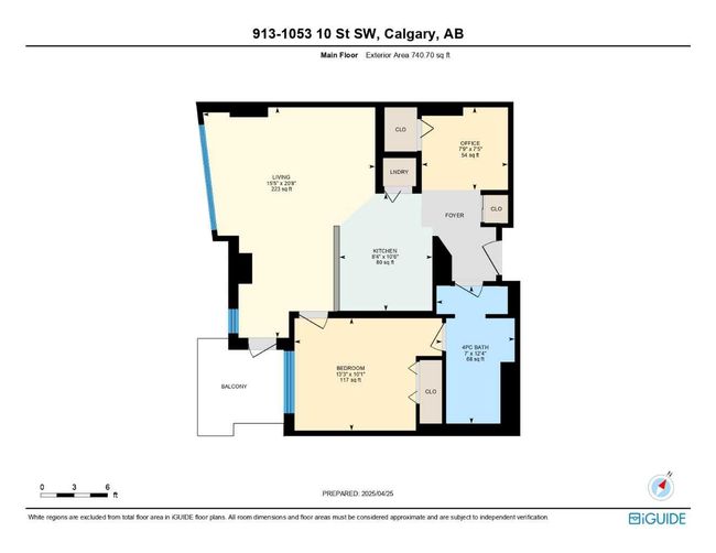 913 - 1053 10 St Sw, Condo with 1 bedrooms, 1 bathrooms and 1 parking in Calgary AB | Image 26
